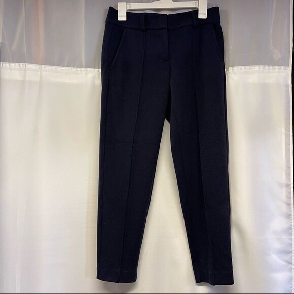 Ann Taylor Loft navy blue dress trouser pants - Picture 1 of 16